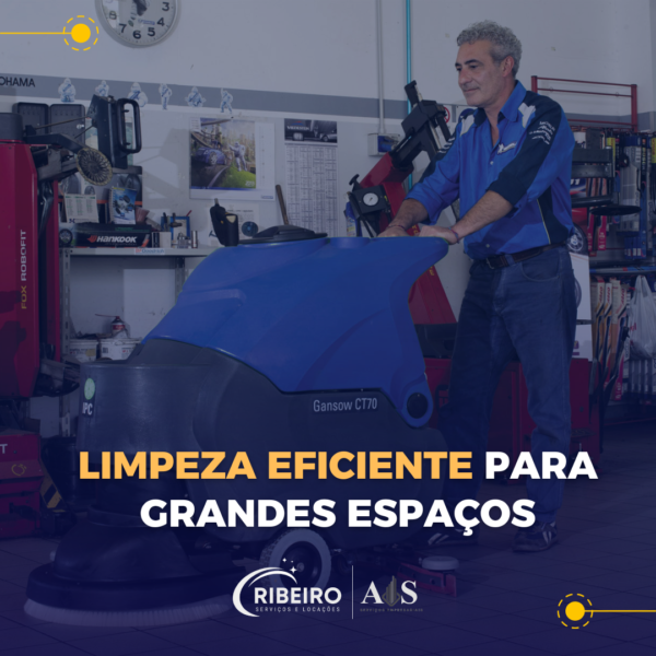 Limpeza Eficiente para Grandes Espaços